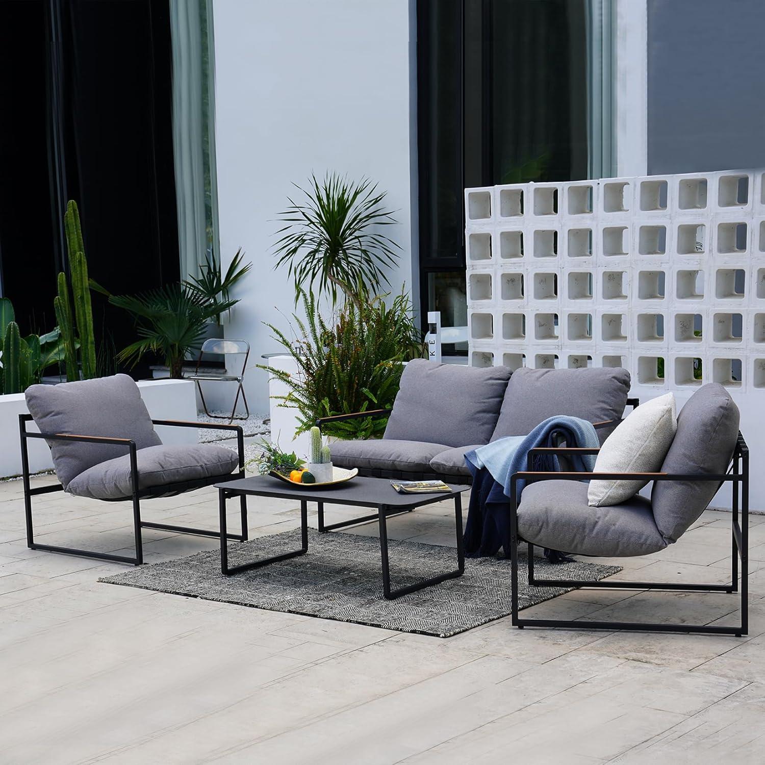 Our Honest Take on the Grand Patio 4-Piece Outdoor Set’s Comfort & Style