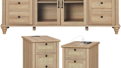 Our Honest Take on the WAMPAT 3-Piece Modern TV Stand Set