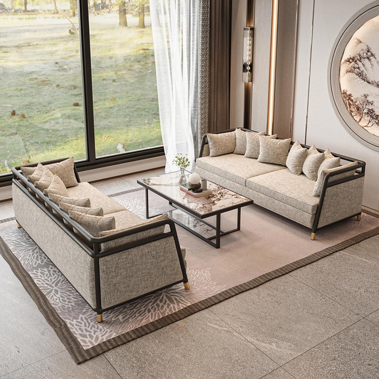 Our Honest Take on the Modern Linen 3-Piece Sectional Sofa Set