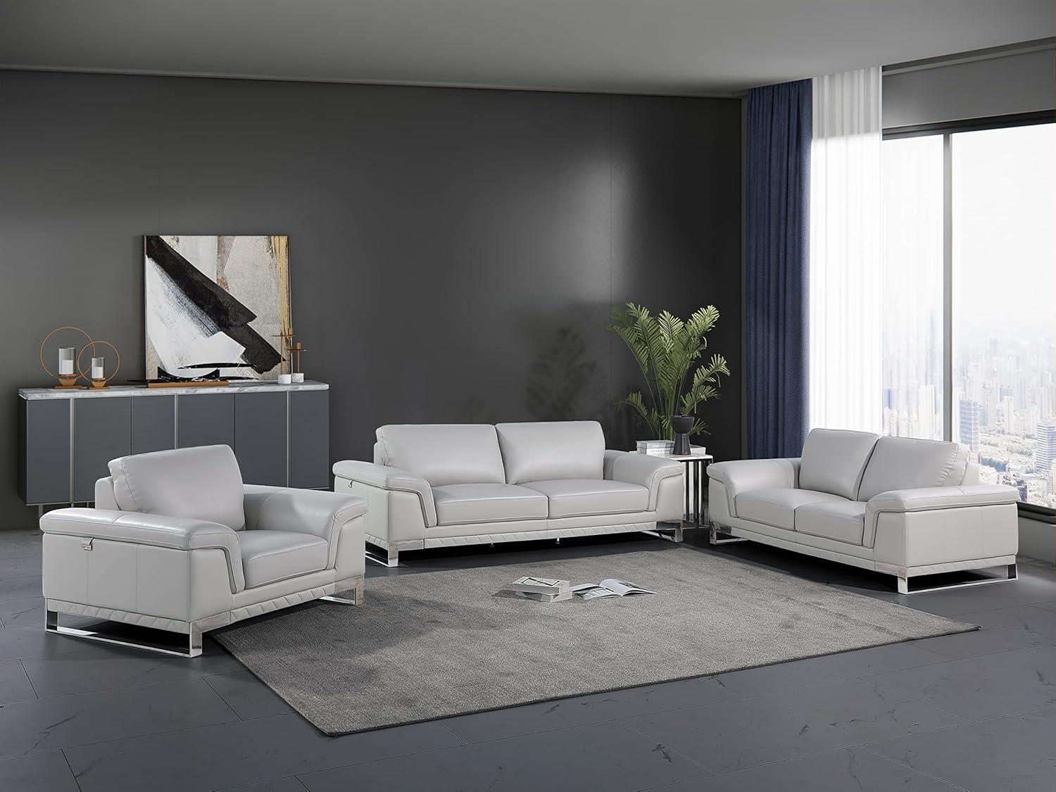 Our Take on the Blackjack Weston 3-Piece Italian Leather Sofa Set