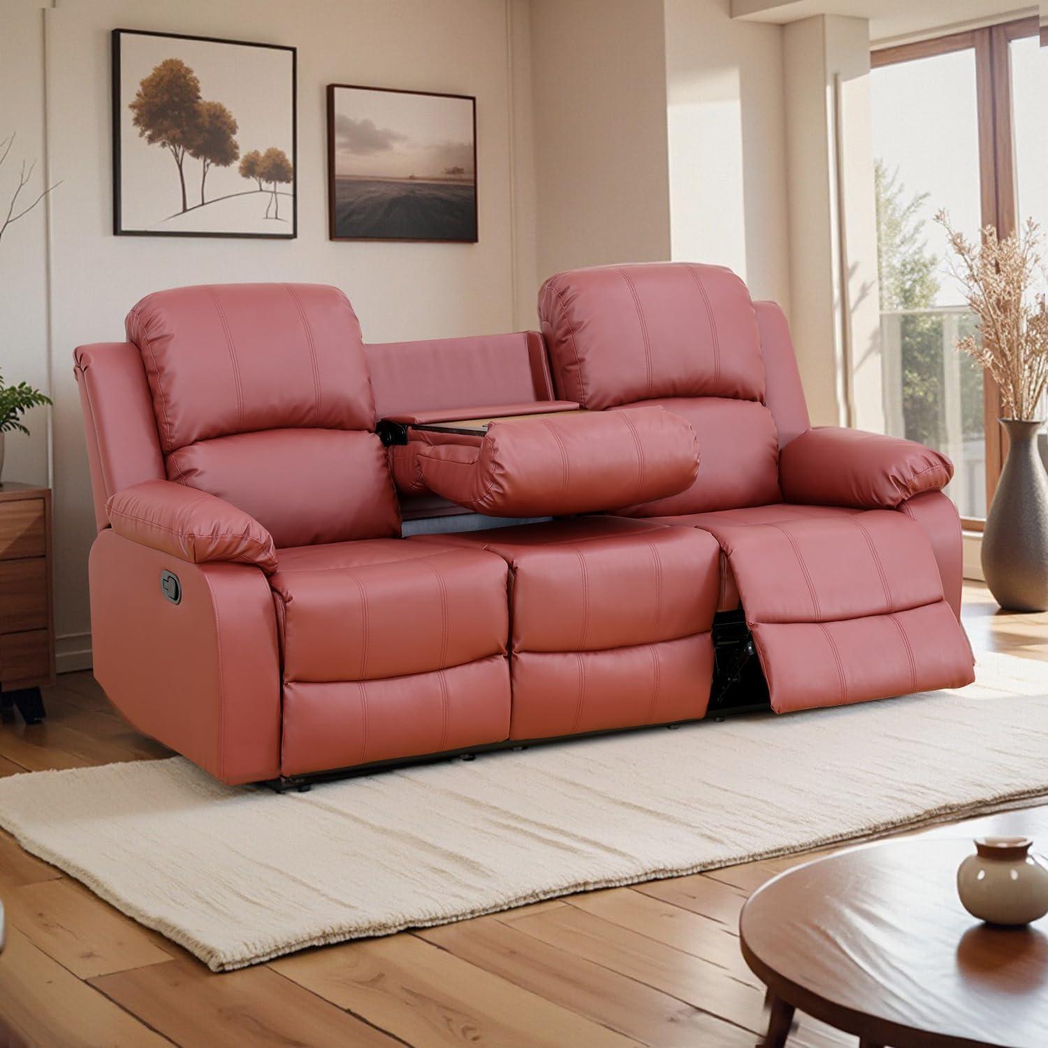 Our Honest Take on the Red Leather Wall Hugger Recliner Sofa Set
