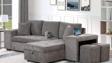 Why We Love the Harper & Bright Knox Charcoal Sectional Sofa Set