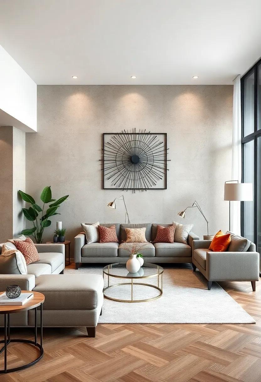 23 Stunning Metal Wall Art Ideas to Elevate Your Apartment Living Room Decor