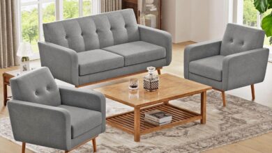 Our Review of the HUIMO 3-Piece Button Tufted Sofa Set