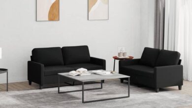 Our Honest Take: Black 2-Piece Sofa Set for Cozy Living Rooms
