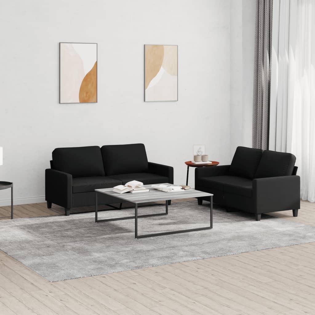 Our Honest Take: Black 2-Piece Sofa Set for Cozy Living Rooms