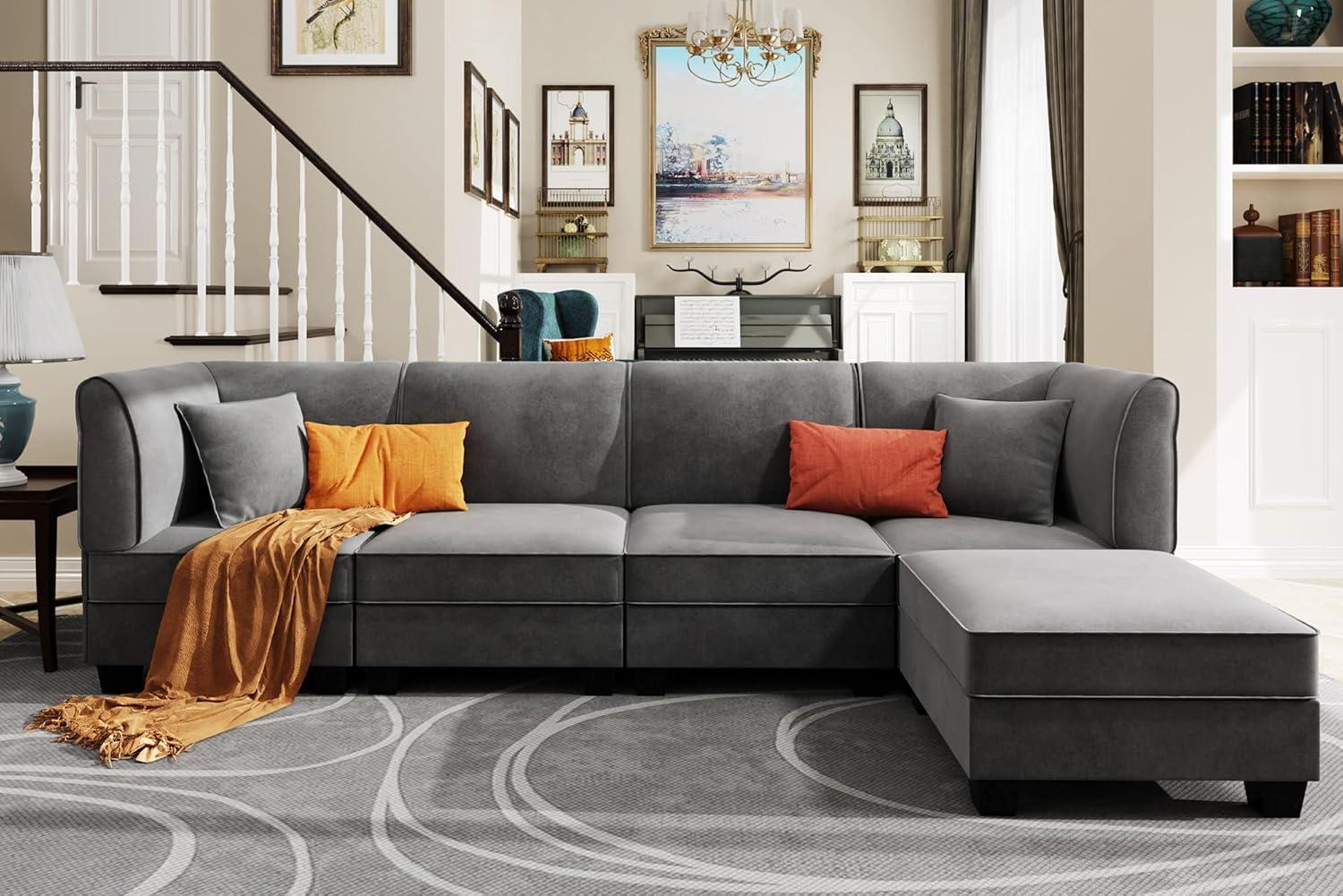 Our Honest Take on the Vongrasig Velvet Modular Sectional Sofa