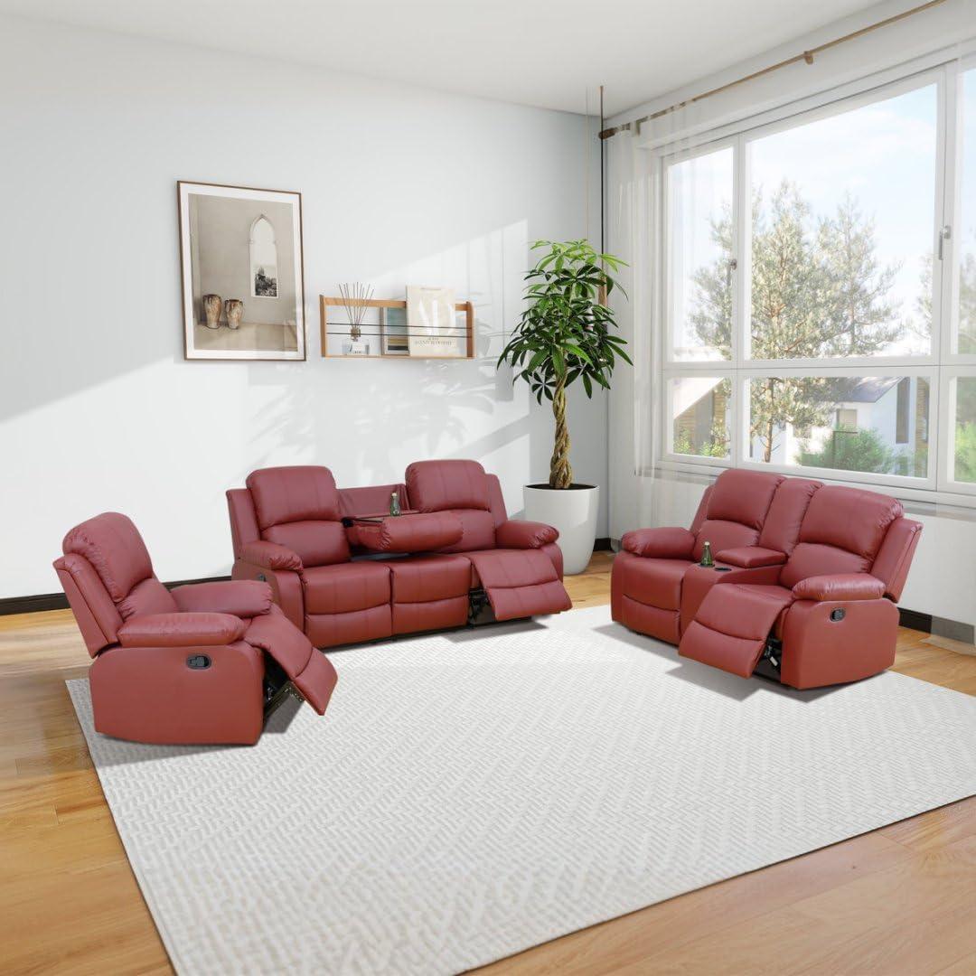 Our Honest Take on the Red Recliner Sofa Set: Comfort & Style