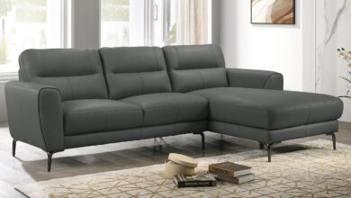 Our Honest Take on the Anthracite Top Grain Leather Sectional