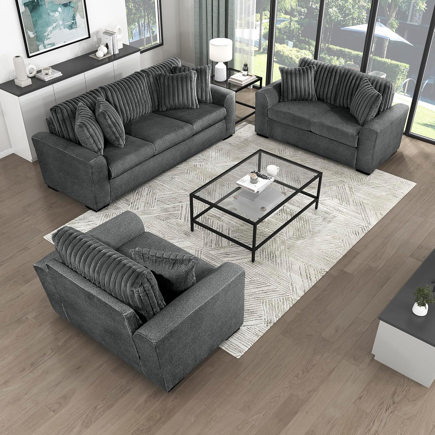 Our Honest Take on the Lexicon 3-Piece Modern Living Room Set