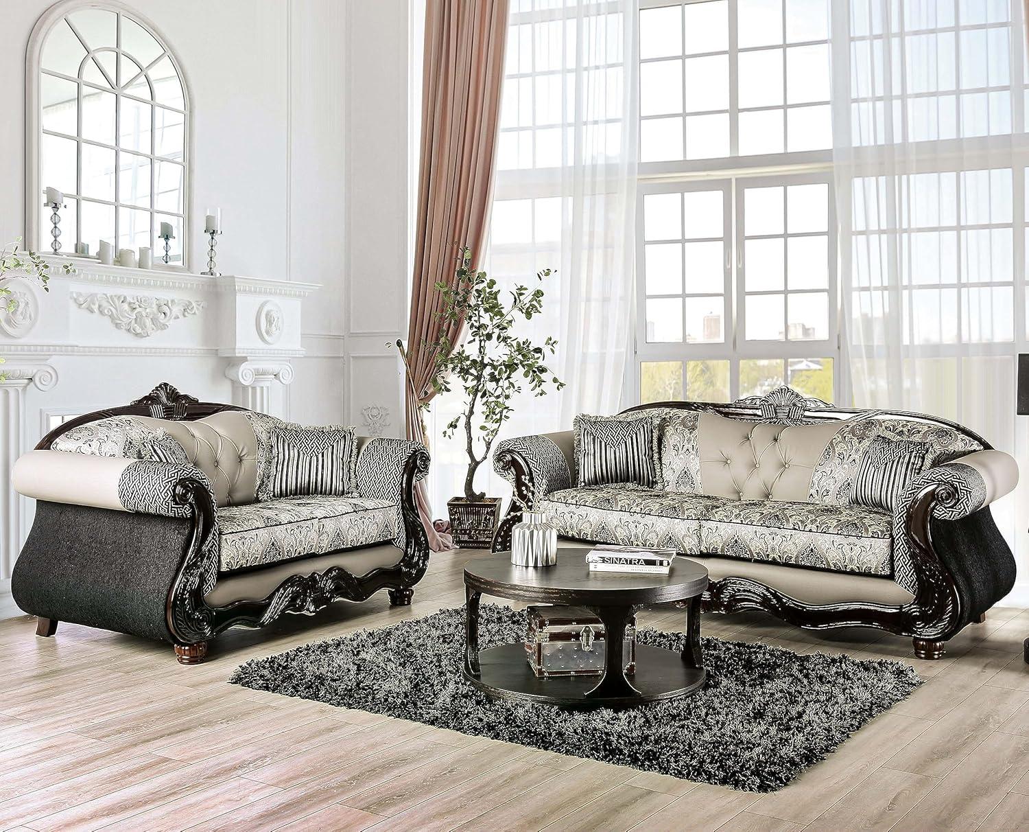 Our Take on the Furniture of America Ember Sofa Set: Classic Comfort
