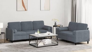 Our Honest Take on the Dark Grey Velvet Sectional Sofa Set