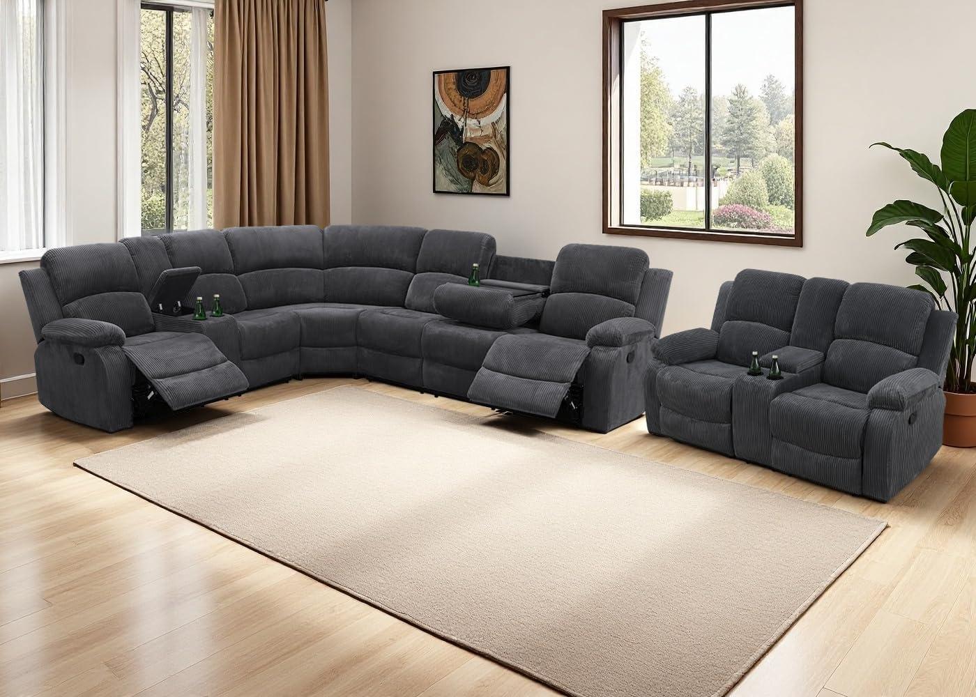 Our Take on the Anthato Reclining L-Shaped Sectional Sofa Set