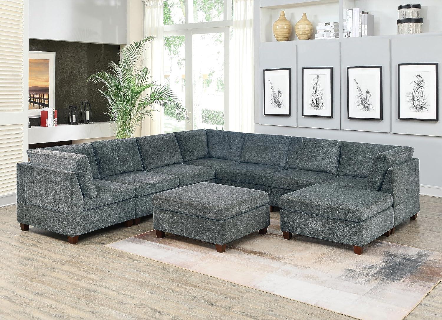 Our Experience with the Grey Chenille 9-Piece Modular Sectional