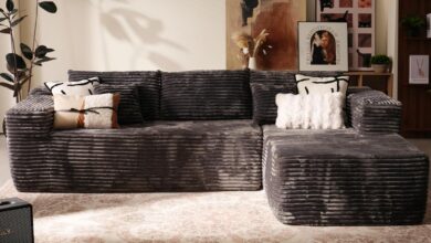 Why We Love the HOOOWOOO L-Shaped Velvet Couch for Our Space