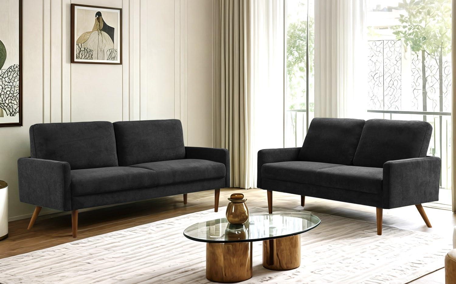 Discovering Elegance: Our Take on the Kent Velvet Sofa Set