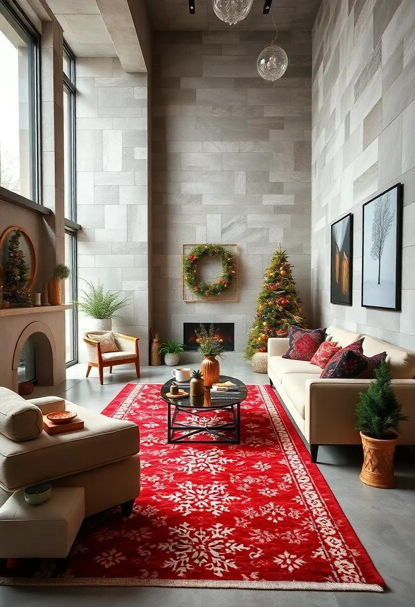 23 Holiday-Inspired Rugs with Festive Patterns to Warm Up Your Seasonal Decor