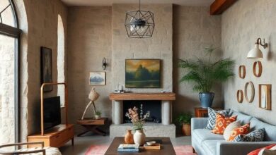 27 Rustic Eclectic Living Room Design Ideas to Inspire Your Cozy, Unique Space