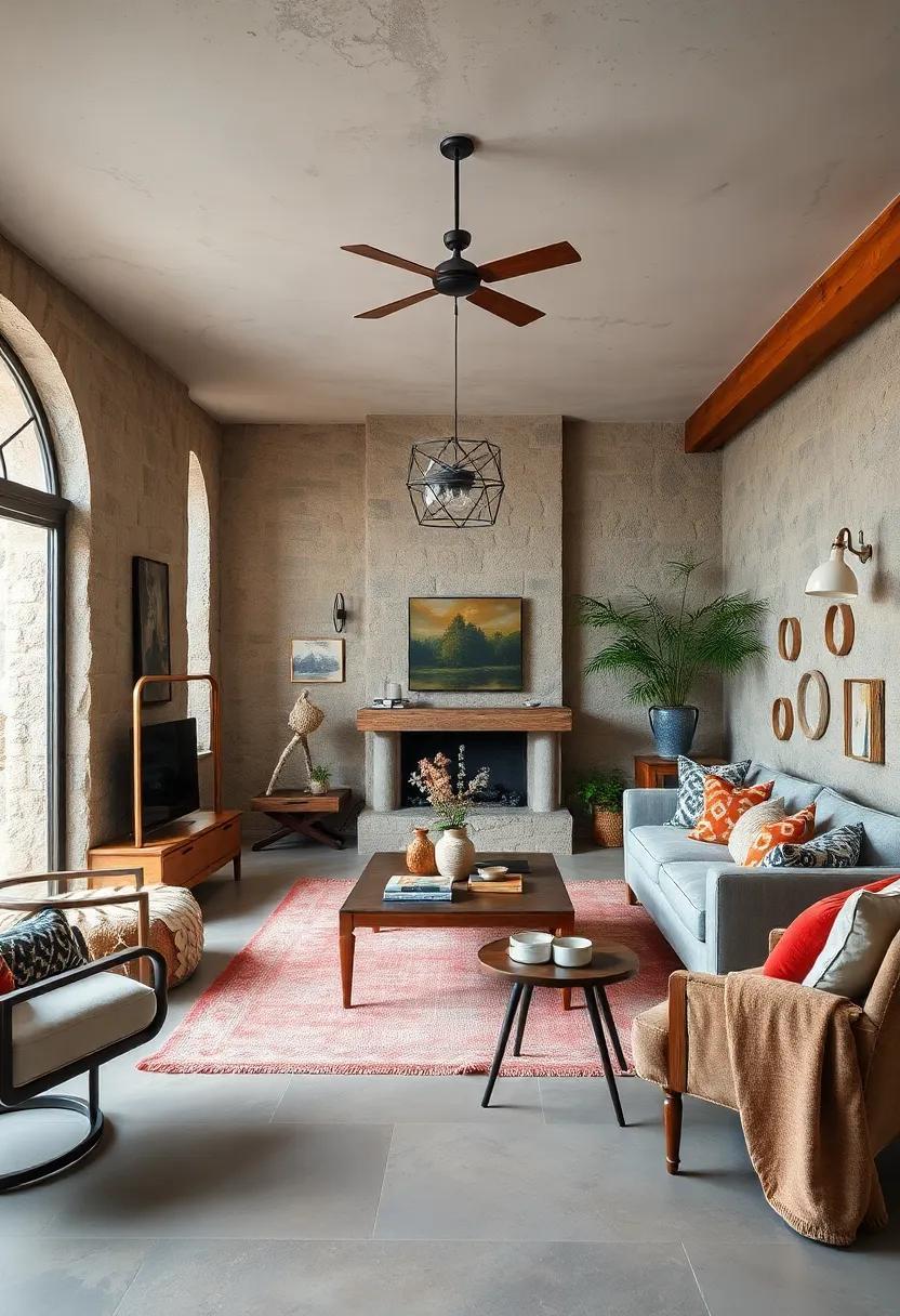 27 Rustic Eclectic Living Room Design Ideas to Inspire Your Cozy, Unique Space