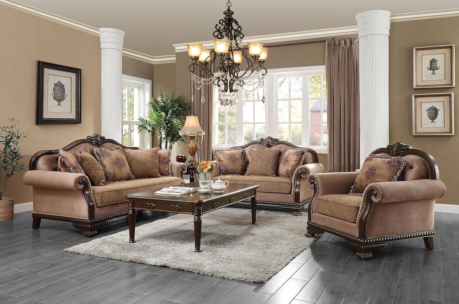 Our Honest Take on the Elegant 4-Piece Espresso Living Room Set