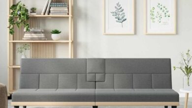 Our Honest Take: Dark Gray Sofa Bed with Cup Holders & USB Ports