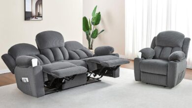 Our Cozy Verdict: VanAcc 3-Seater Recliner Sofa with Cup Holders
