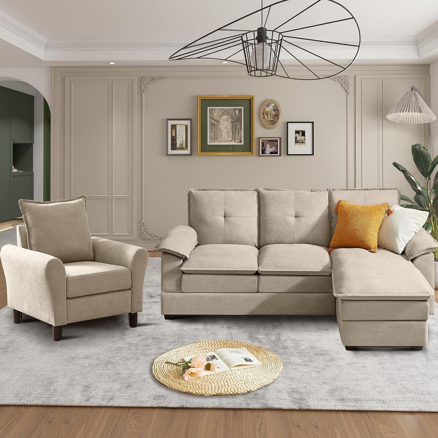Our Take on the 82″ Convertible Cloud Sofa: Comfort Meets Style