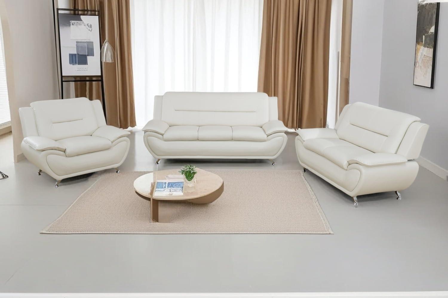Our Honest Take on the Ainehome Creamy White 6-Seat Sofa Set