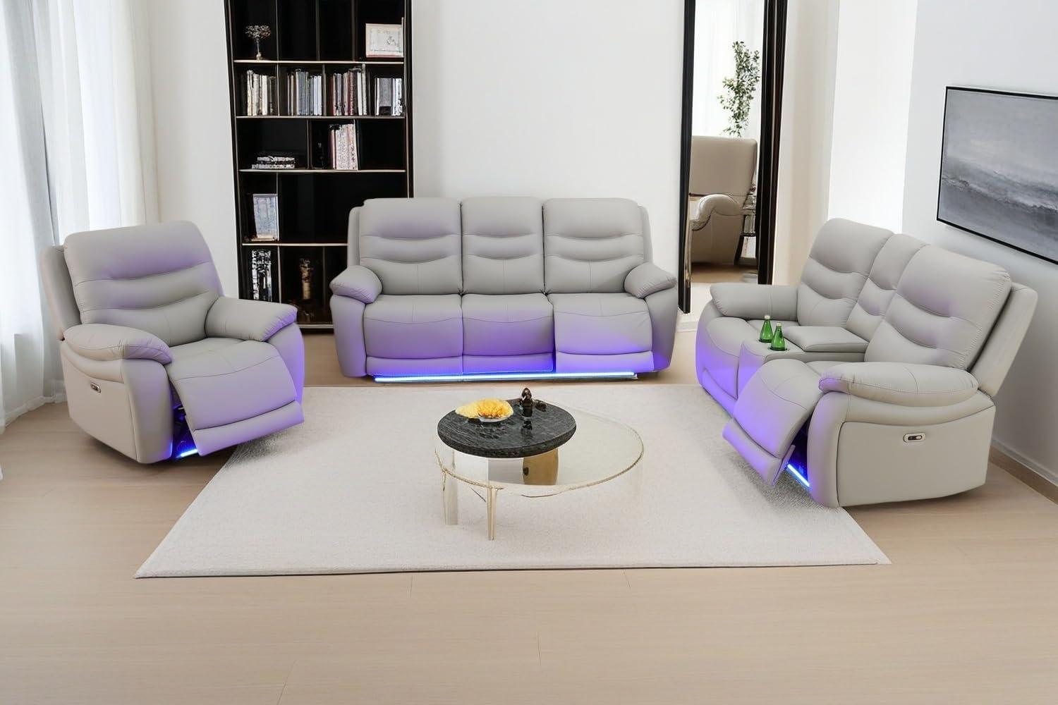 Our Experience with the Ainehome LED Power Recliner Sofa Set
