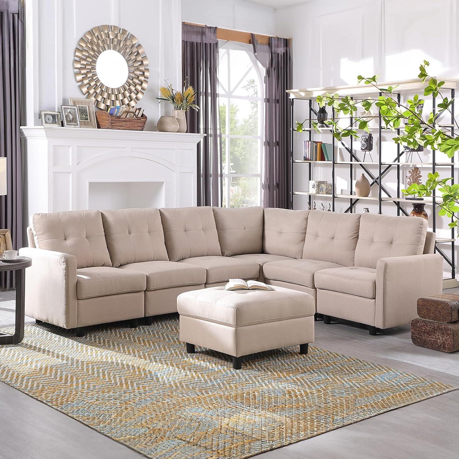 Our Take on the DAZONE 7-Piece Modular Sectional Sofa