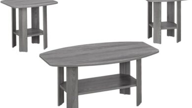 How We Transformed Our Space with the Monarch 3-Piece Table Set