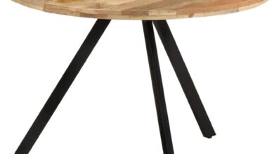 Our Honest Take on the Solid Mango Wood Round Dining Table
