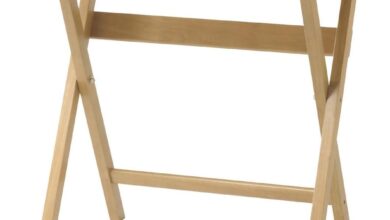 Our Honest Take on the J-kitchens Natural Folding Table: Practical and Sleek