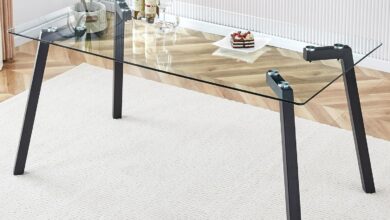 Our Take on the Sleek Modern Minimalist Glass Dining Table