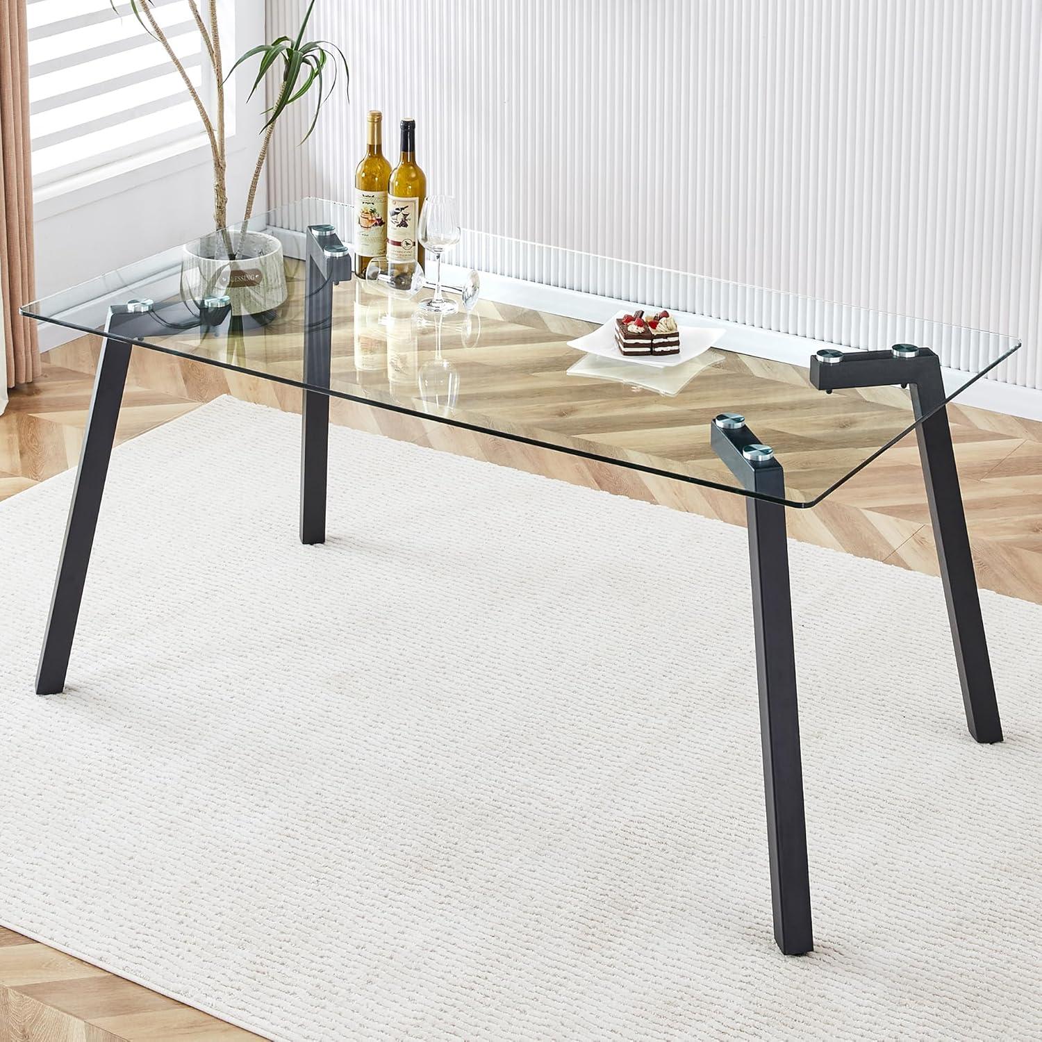 Our Take on the Sleek Modern Minimalist Glass Dining Table