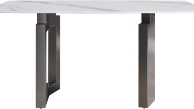 Why We Love the Pvillez 63″ Marble Dining Table for Our Home