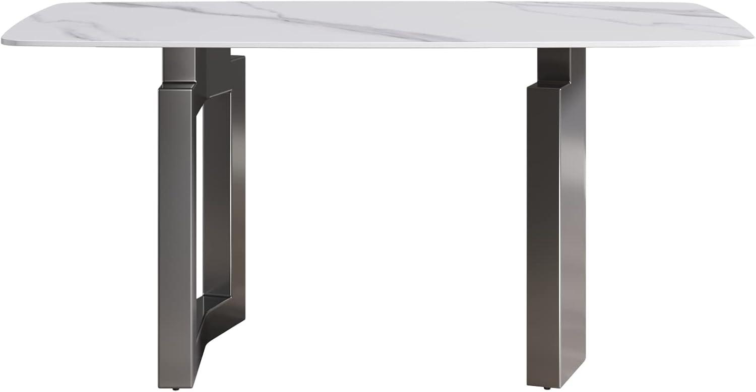 Why We Love the Pvillez 63″ Marble Dining Table for Our Home