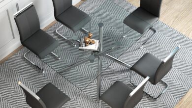 Our Take on the AZmac Glass Dining Set: Style, Strength & Space