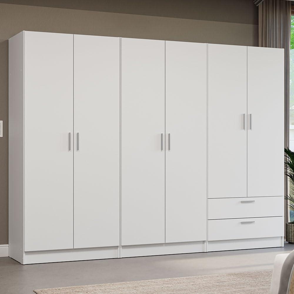 Our Honest take on the Madesa 6 doors Wardrobe: Space & Style