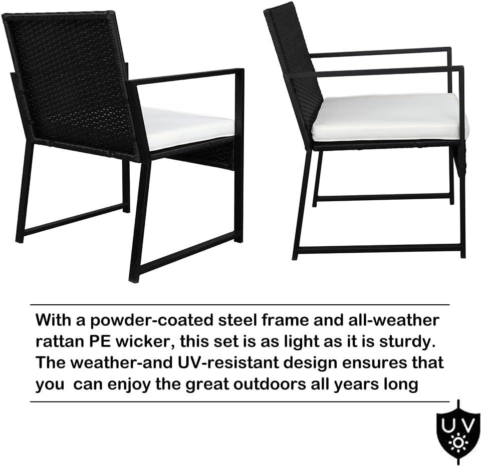 How We're Enjoying Our Stylish 3-Piece Rattan Patio Set Together