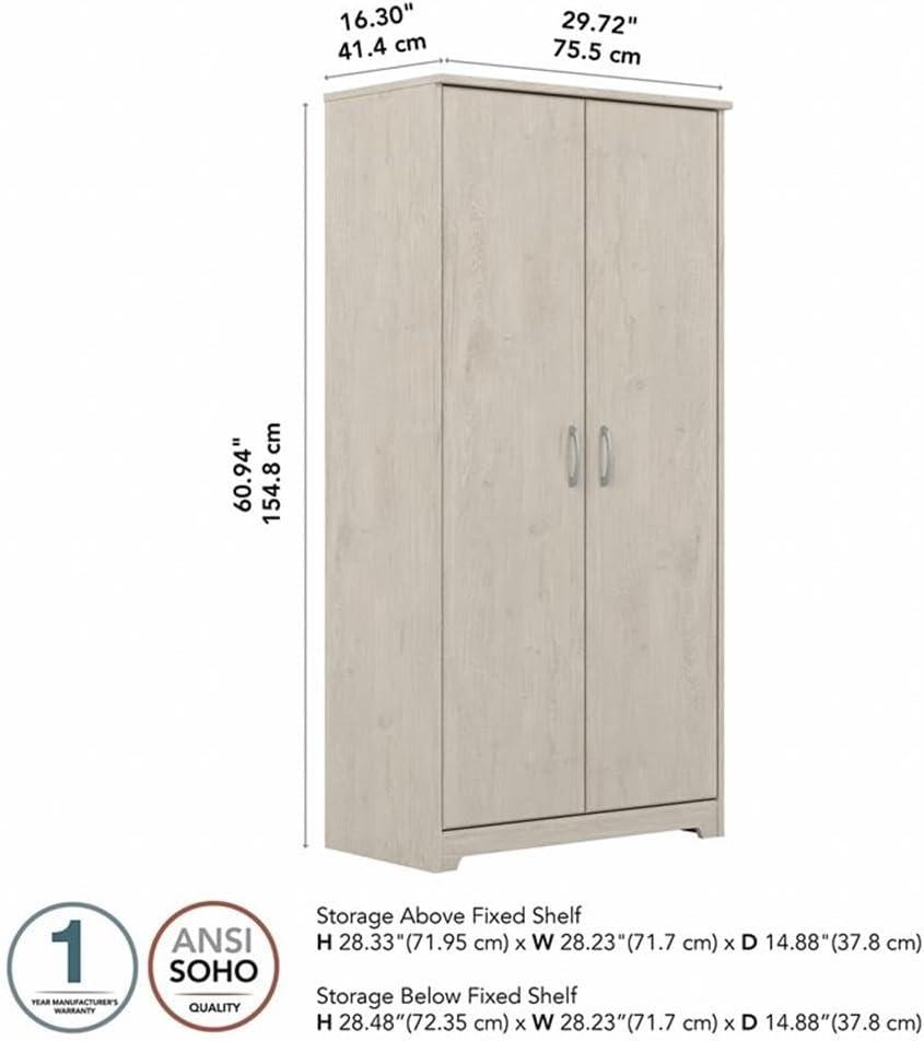 Our take on the Bush Cabot Tall Storage Cabinet: Stylish & Sturdy