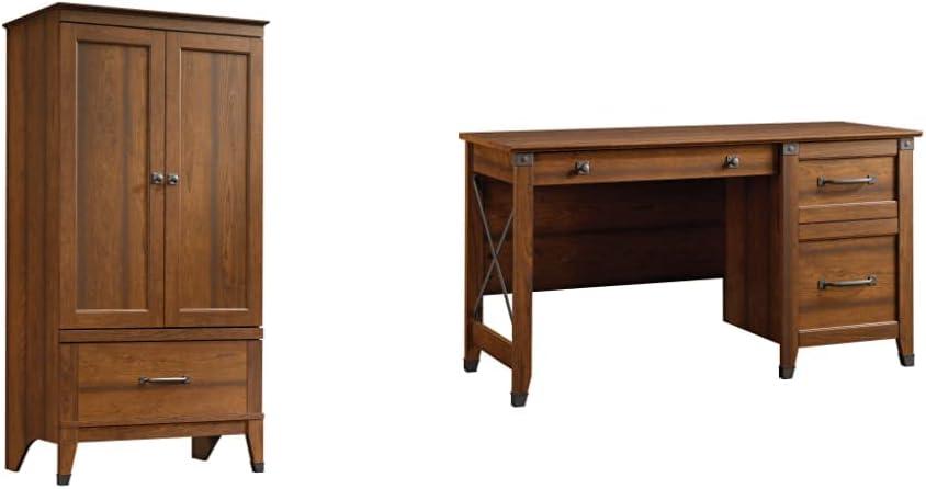 Our Honest Review: Sauder Carson Forge Armoire &⁤ desk in Cherry