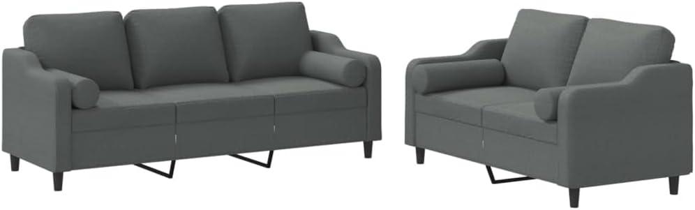 Our Honest Take ⁢on the Dark Grey Modern⁤ 2 & 3-Seater ‍Sofa Set