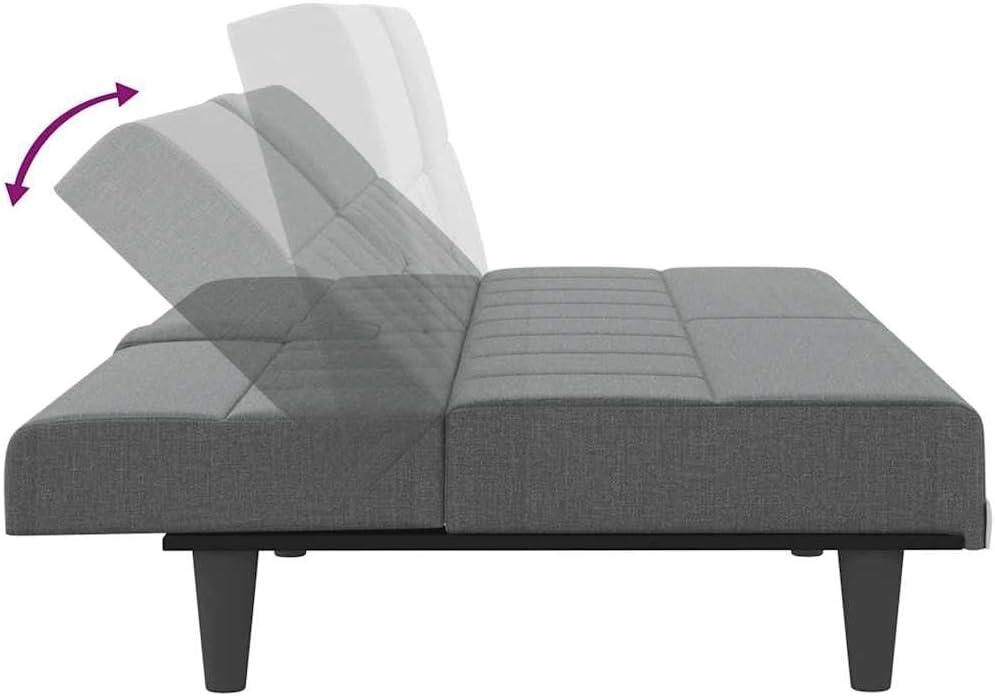 Our Honest ‍Take: Dark ‌Gray Sofa ​Bed with Cup ⁤Holders & USB Ports