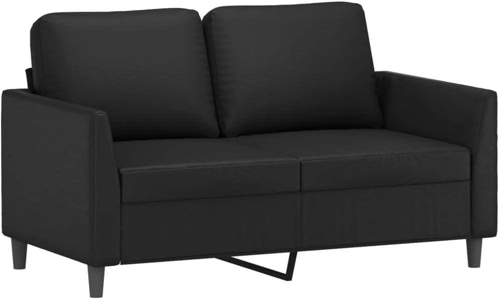 Our Honest Take on Youuihom's Sleek Black Faux Leather Sofa Set