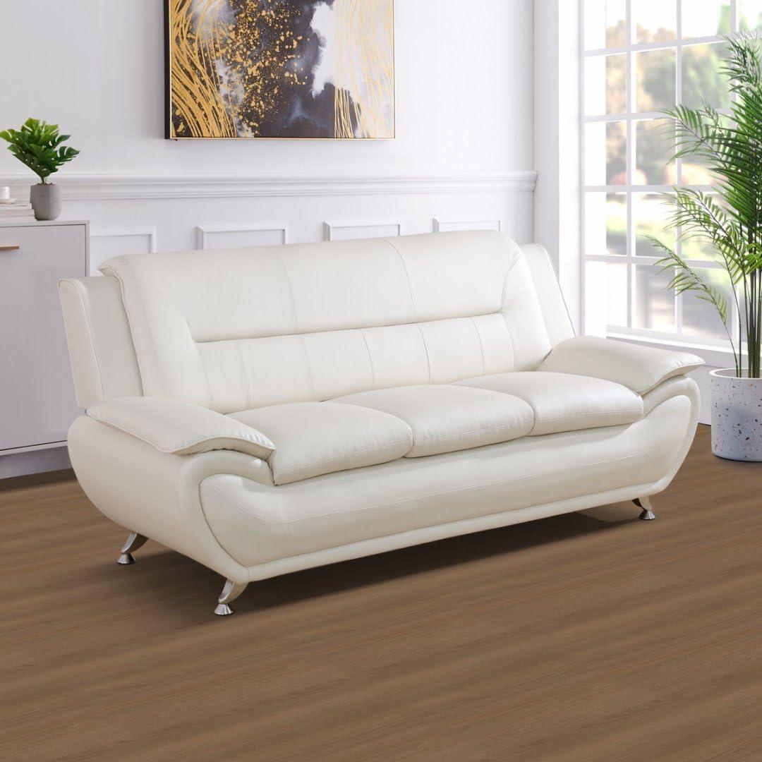 Our Take on the Cream White Leather Sofa Set:⁢ Stylish & Practical