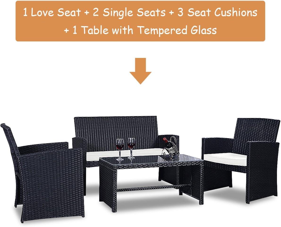 Our Honest Take on the Goplus Rattan Patio Set's Comfort & Style