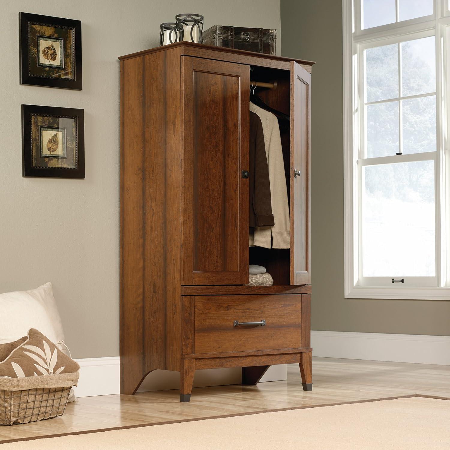 Our Honest⁢ Review:‌ Sauder Carson Forge Armoire & Desk in Cherry