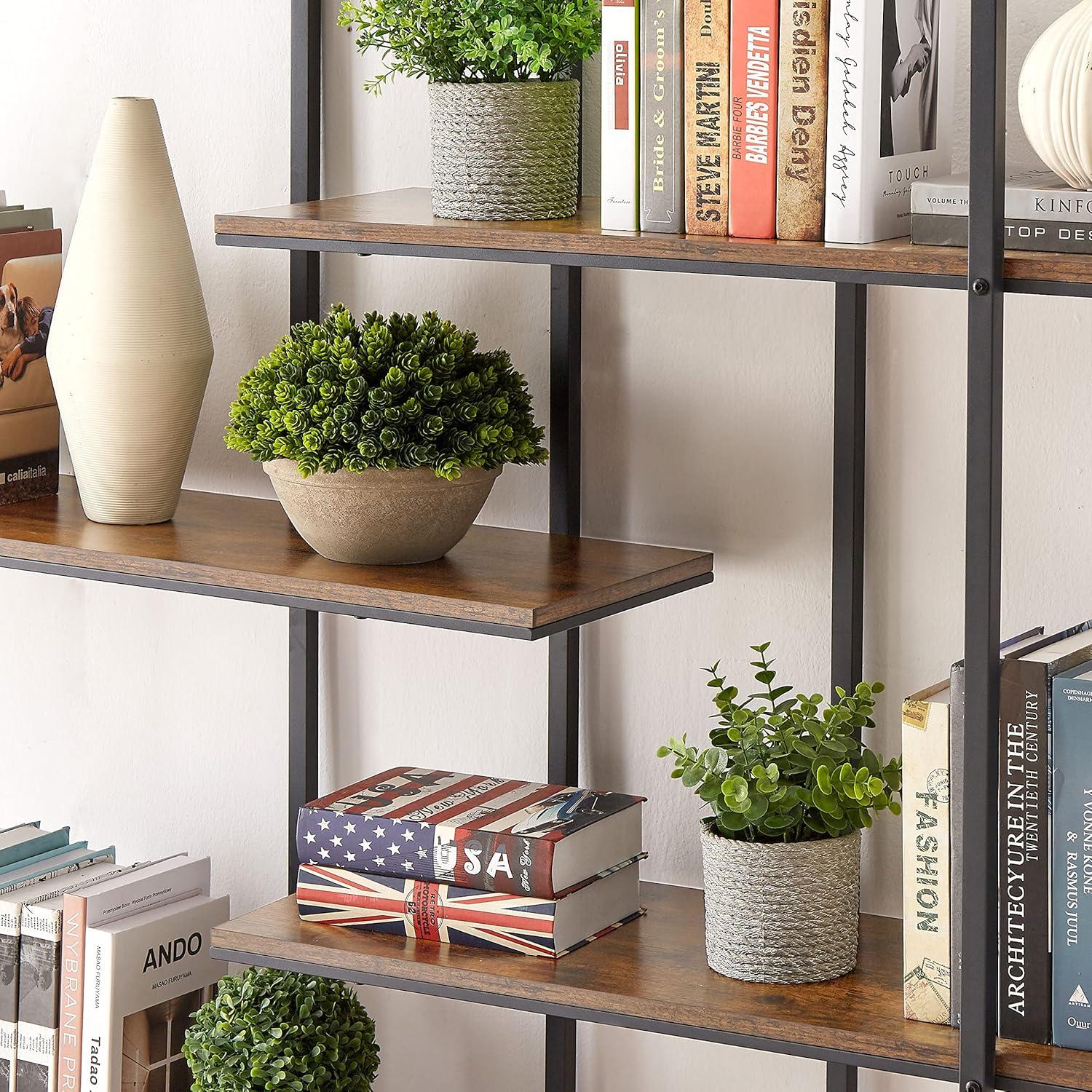 Why We Loved the ASTRAEUS 5-Tier Rustic Plant & Book Shelf