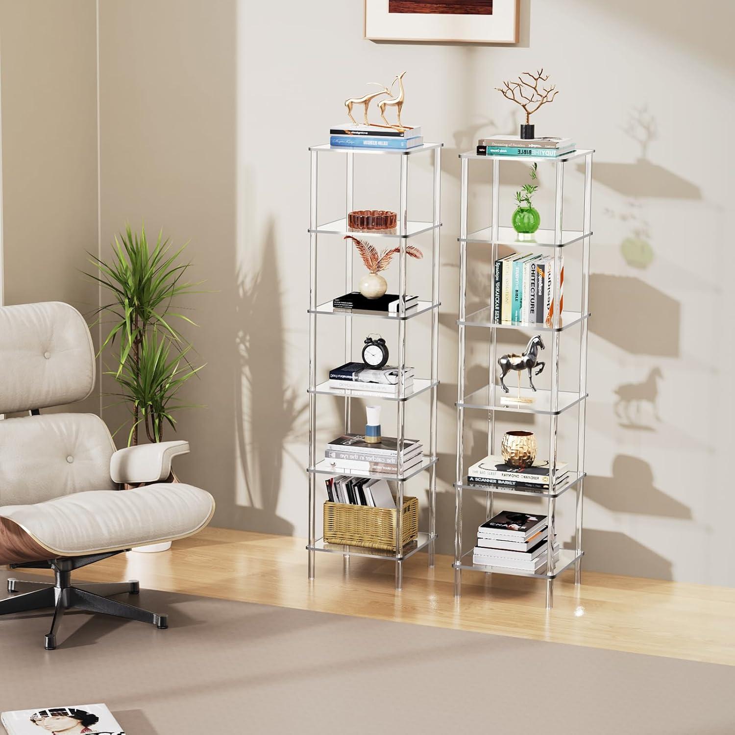 Our Take on the Clear Acrylic Corner ⁤Bookshelf:⁤ Stylish & Space-Savvy